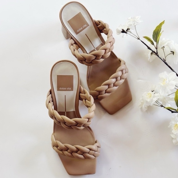 Dolce Vita Paily Braided Sandal Cafe Neutral - Picture 11 of 16